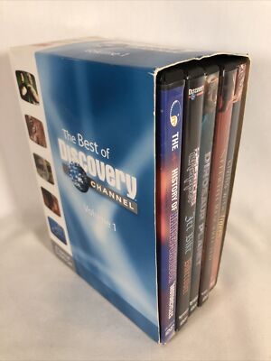 The Best of Discovery Channel Volume 1 - 5 DVD Disc Box Set Harley Davidson Jaws