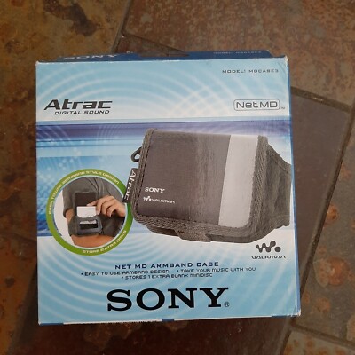 Sony ArmBand Carrying Case for Net MD MiniDisc Walkman MDCASE3 RARE 