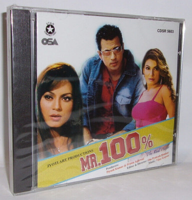 Mr.100% The Real Player (CD, 2005) Bollywood Music - New & Sealed