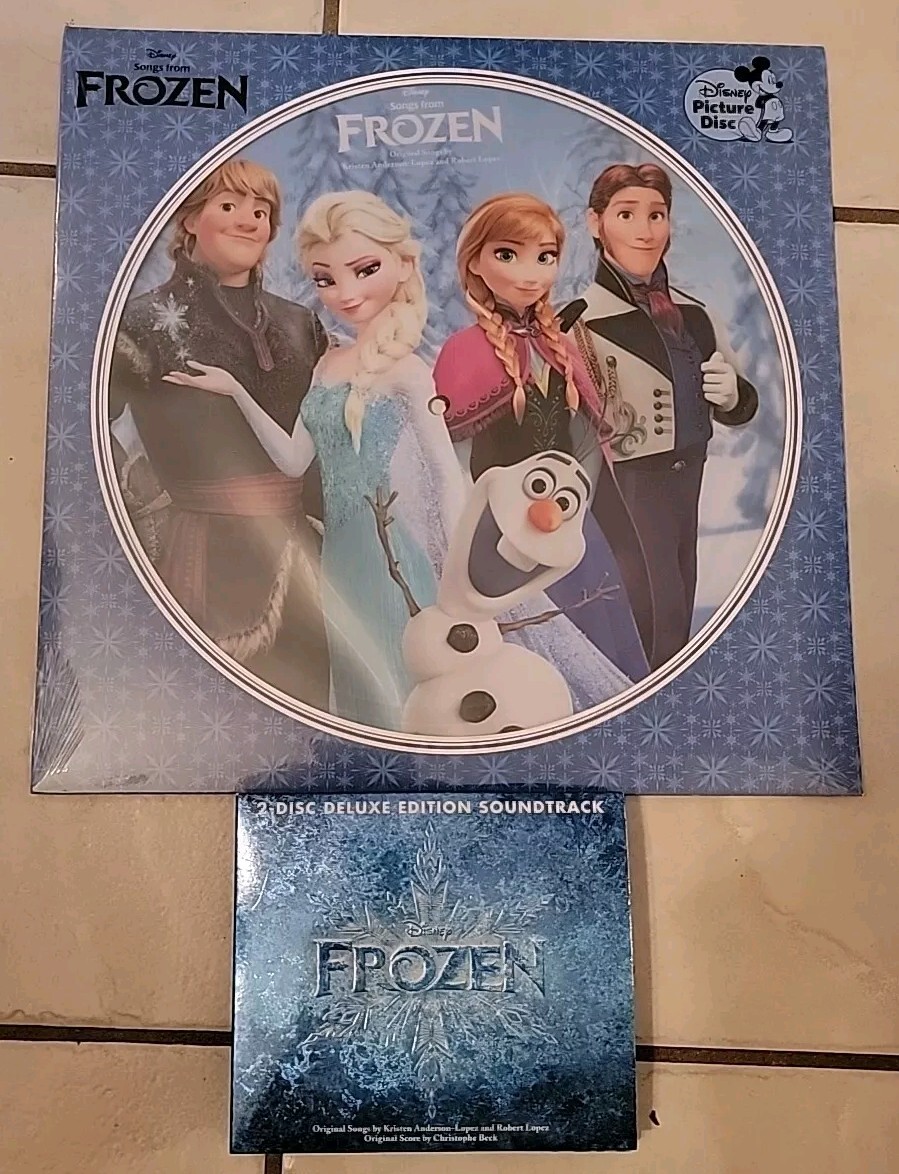 Disney Frozen Picture Disc Record Songs Frozen Vinyl Record