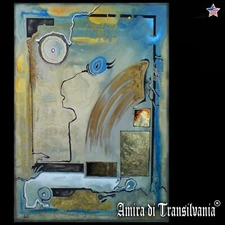 Art Abstract Painting Contemporary Landscape Seascape Surrealism Minimalist Aceo