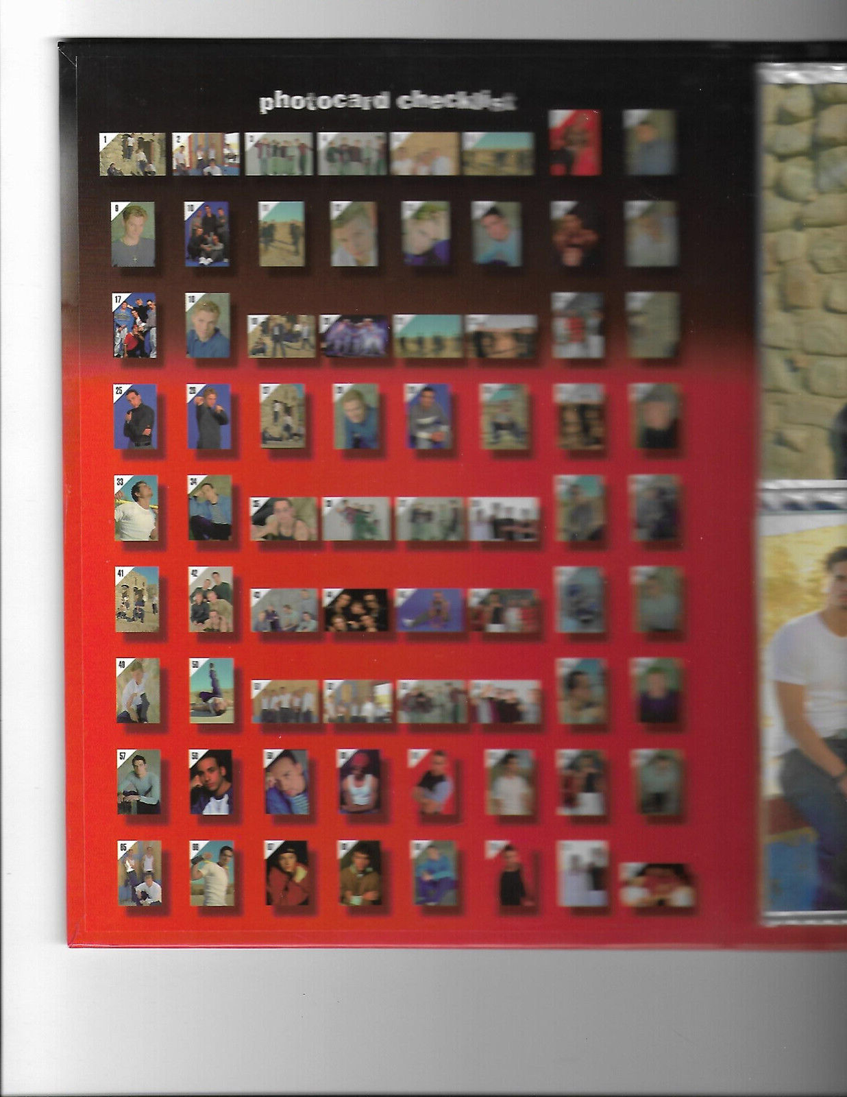 BACKSTREET BOYS Platinum Edition Panini Complete Photocard Set in Official Album - Picture 3 of 3