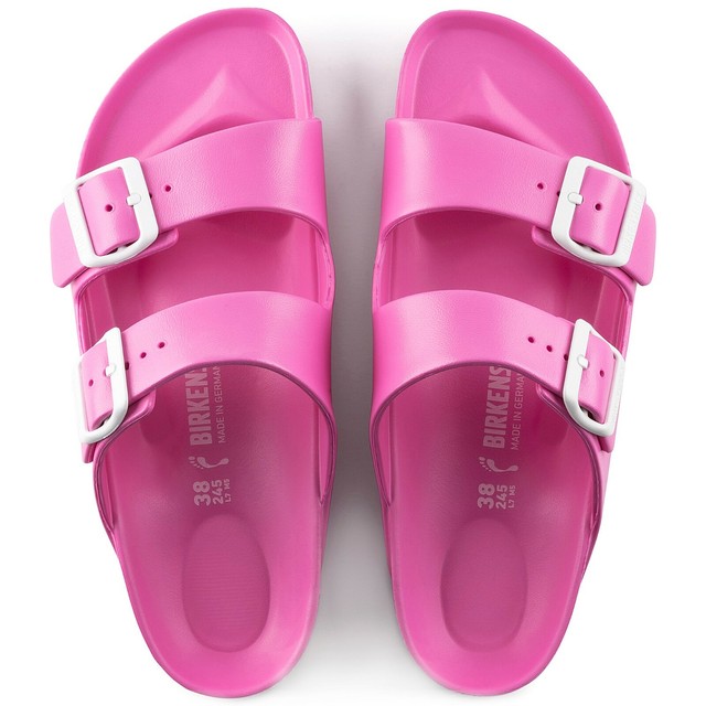 birkenstock arizona eva neon pink