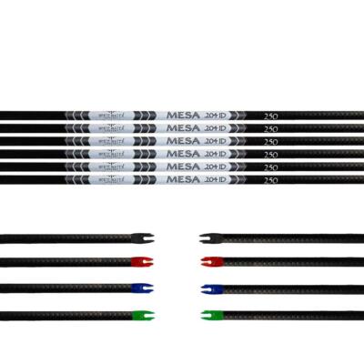 White Water Archery Mesa 3k Carbon Weave Arrow Shafts .204   6pc Pack