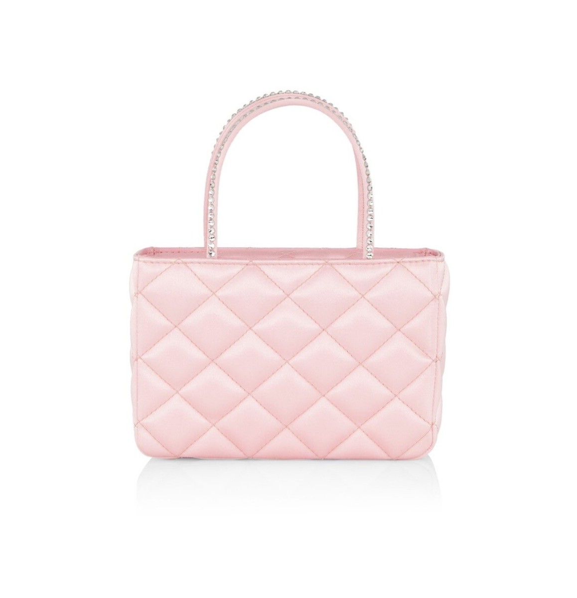 Amina Muaddi Amini Betty Light Baby Pink Purse Handbag