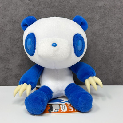 Chax Colony Gloomy Bear 2004 - weiß blau Panda Ton Beanie Plüschtier 6 Zoll - Japan