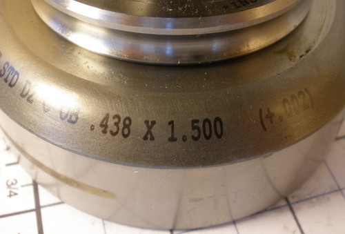AMADA THICK TURRET PUNCH & DIE OBROUND PUNCH .438 X 1.500 AND +.002 DI - Picture 3 of 10