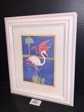 Paul Brent Coastal Art White Flamingo 1999