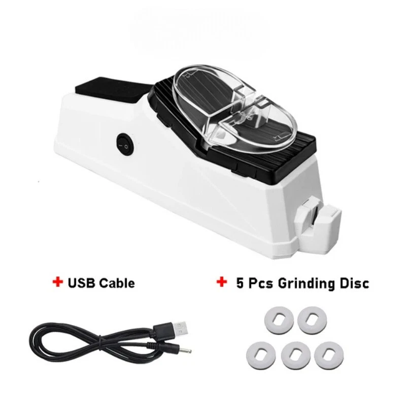 Professional USB Electric Adjustable Knife Sharpener Kitchen Tools