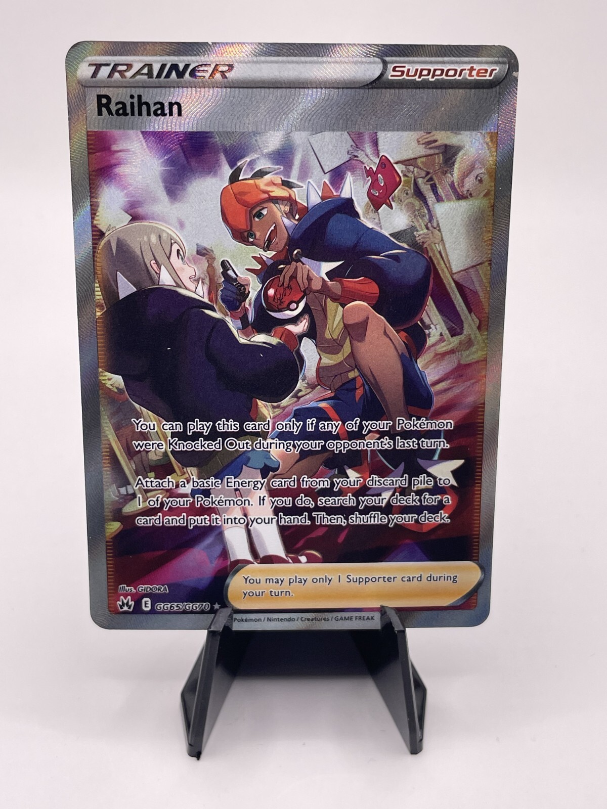 Raihan GG65/GG70 Eng Crown Zenith 2023 Full Art Trainer NM-Mint