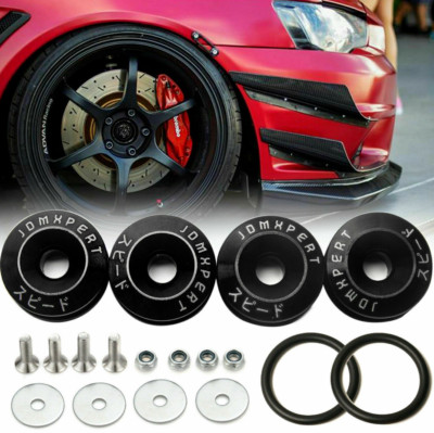Bumper Quick Release Black JDM Speed Aluminum Quick Release Fasteners Kit For Bumpers Trunk Hatch Fenders C 790738 - Foto 8