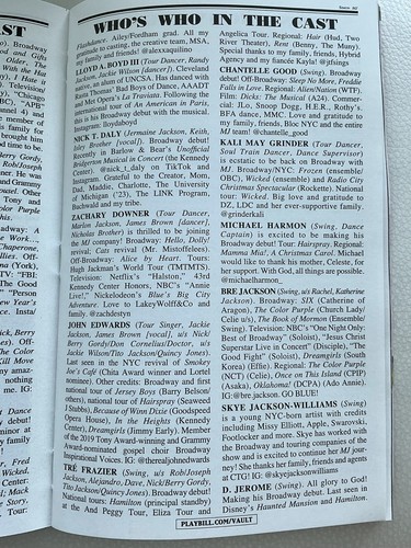 MJ Musical Broadway Playbill Neil Simon Theatre July 2024 Elijah Rhea Johnson - Imagen 9 de 9