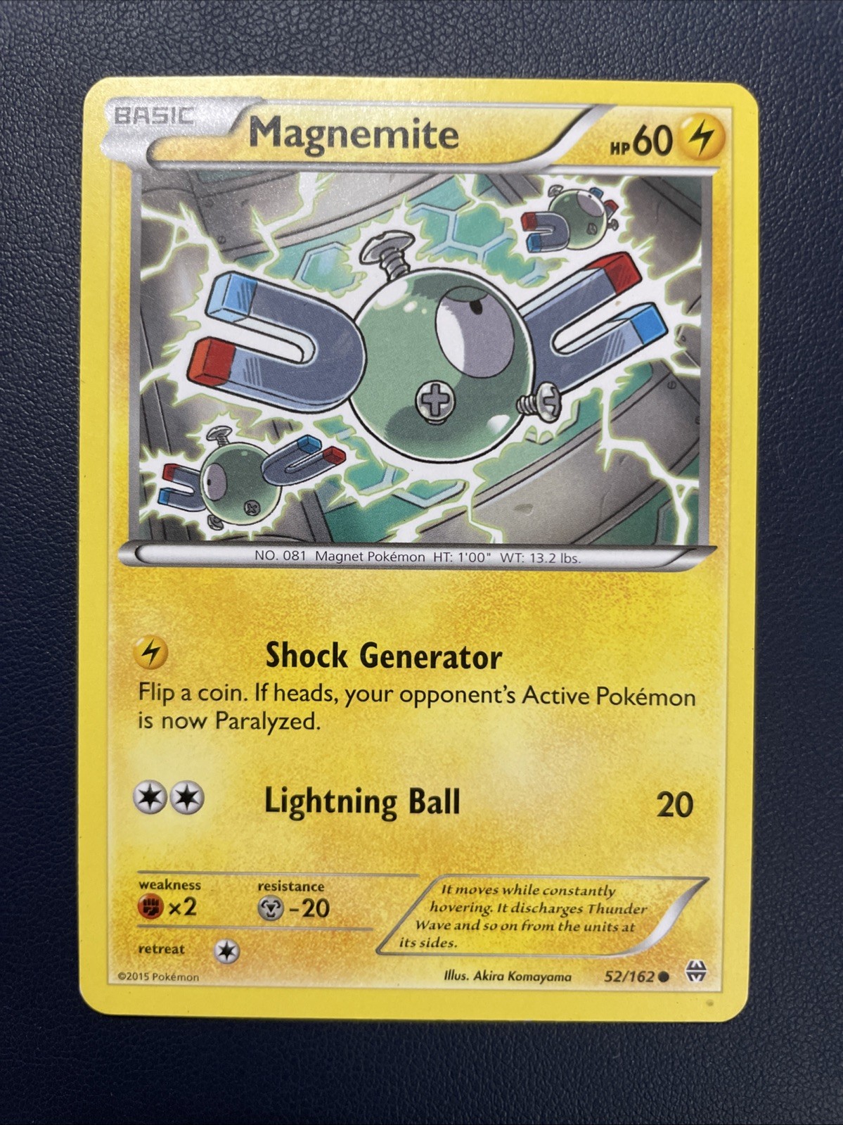 Magnemite 52/162 Breakthrough Regular - Pokémon Card