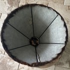 Brown Cowhide Lampshade — photo 6
