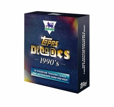 Topps Decades 2025 Premier League 90 s Edition Sealed Box OVP