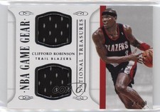 2014 Panini National Treasures NBA Game Gear Duals 14/99 Clifford Robinson 05fy