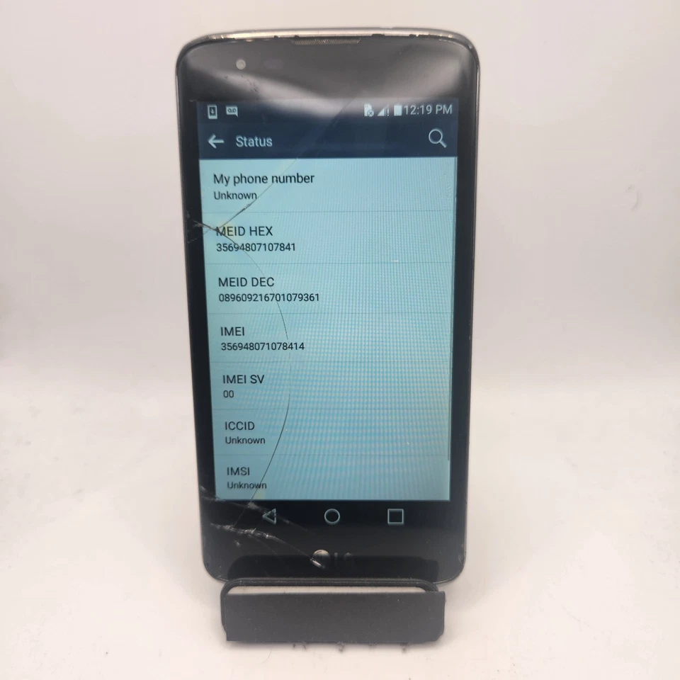 LG Tribute 5 LS675 Smartphone (Boost Mobile) - 8GB Black - CRACKED #1917 - Image 2 of 4