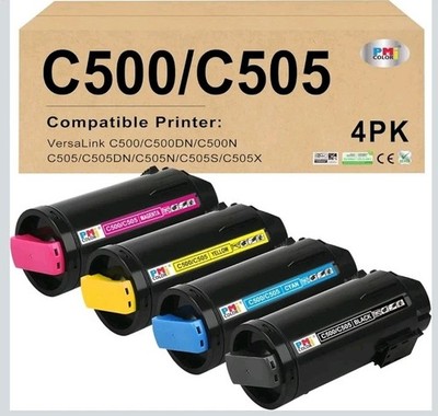 C500 C505 High Capacity Toner Cartridge Replacement for Xerox Versalink C500...