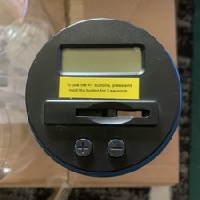 Electronic Digital LCD Coin Counter Counting Jar Money Saving Piggy Bank 1.8L UK