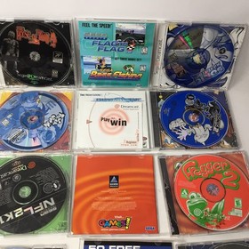 Sega Dreamcast Scratched Untested Lot Of 11 Games Sonic Adventures 1 & 2 NBA NFL