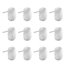 20 PC Earring Blanks Studs Minimalist Jewelry Accessories Kits Pin