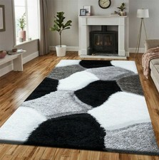Non Slip Thick Large Shaggy Rugs Hallway Runner Bedroom Living Room Rug Carpet