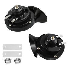 Super Loud Train Horns, Car Waterproof Durable Air Electric Snail Horn, Black