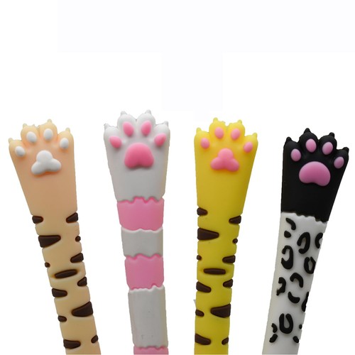 Katzenpfote Kugelschreiber 8 Stück Set schwarze Tinte 0,5 mm Katzenpfotenabdruck Tier - Bild 6 von 7