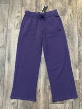 Adidas Multi Sport Wide Leg Comfy Cozy Pants Women s Size M Plum/Black