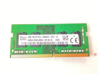 SK Hynix 8GB 1Rx16 PC4-3200AA DDR4 SODIMM - HMAA1GS6CJR6N-XN