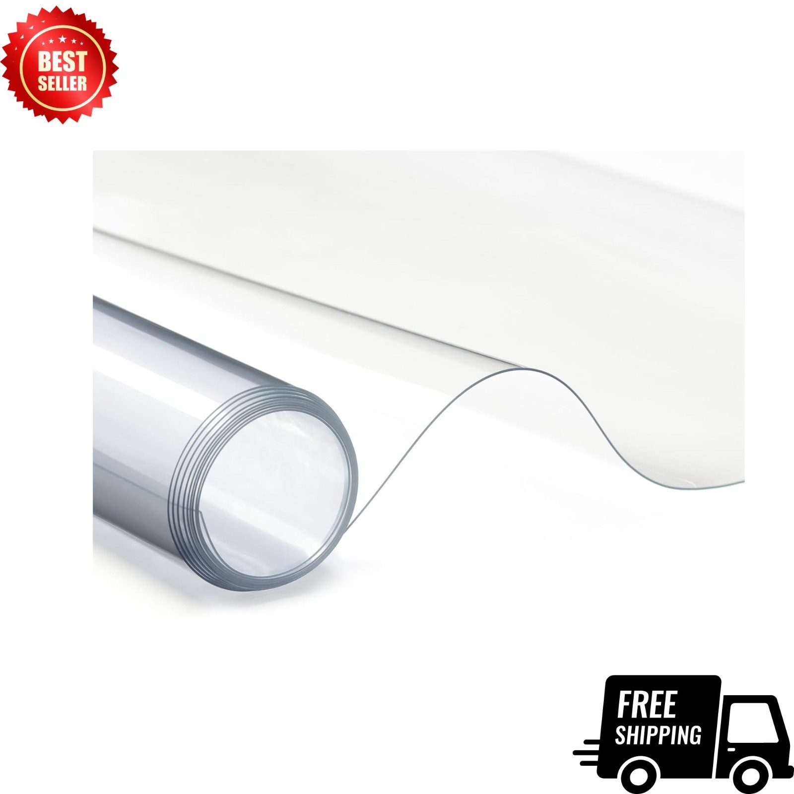 Clear Marine Sheeting 20 Gauge 5 Yard Roll Transparent Plastic