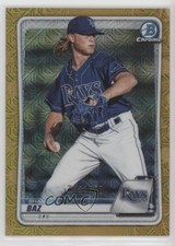 2020 Bowman Chrome Prospects Mega Box Gold Mojo Refractor 21/50 Shane Baz uk2