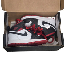Nike Air Jordan 1 High Toddler Kids Size 4C Black/White/Red