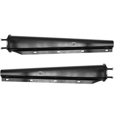 Mud Flap Hanger Pair For Semi Trucks 2.5" Bolt Spacing 30" Length w/ Reflector B