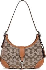 Coach Hamptons Crystal Signature Jacquard Hobo