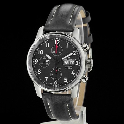 REVUE THOMMEN Airspeed Xlarge Chrono AUTOMATIK Herren-Chronograph 16051.6537 NEU