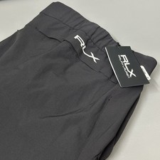 RLX Ralph Lauren Golf Tapered-Leg Pants NylonMen  s Sz 36 x 32 Black