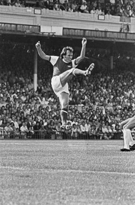 Bob McNab of Arsenal FC during a League Division One match OLD PHOTO