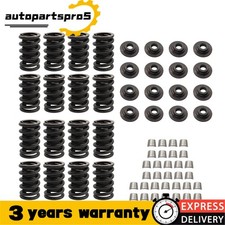 64pcs Valve Springs Kit W Steel Retainers Locks For Chevy Sbc 350400z28