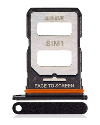 Sim Card Tray Compatible For Xiaomi Redmi Note 12 Turbo / Poco F5 (Black)