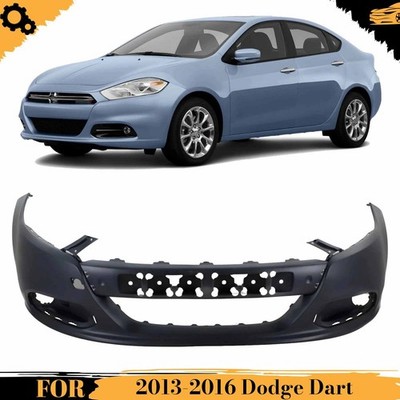 Front Bumper Cover Fascia Paintable Plastic For 2013-2016 Dodge Dart