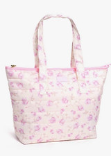 LISTING ENDS 7/12: LoveShackFancy x Target - Yoobi Ribbon Rosa Quilted Tote Bag