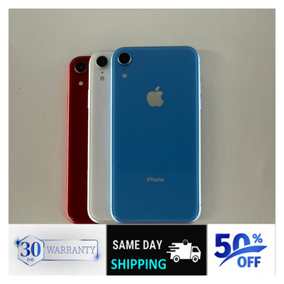 Apple iPhone XR 64GB Blue Red White Unlocked Verizon At&t T-Mobile