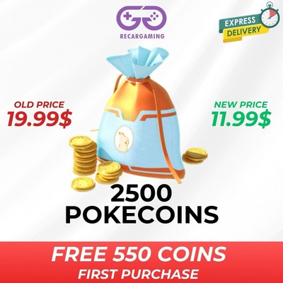 VERY CHEAP 2500 Pokecoins for Pokemon Go, 100% Garantee