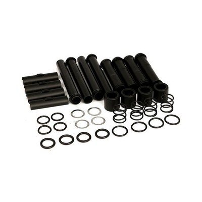 Pushrod Stößelstangen Cover Kit schwarz für Harley Dyna Softail Twin Cam 99-17