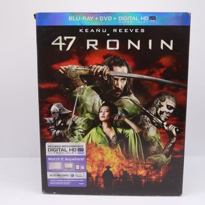 47 RONIN Blu-ray DVD Digital HD 2013 Keanu Reeves Action Fantasy