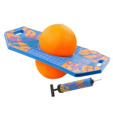 Flybar Pogo Trick Ball for Kids, Bounce Board Blue Dawn, Dawn 2