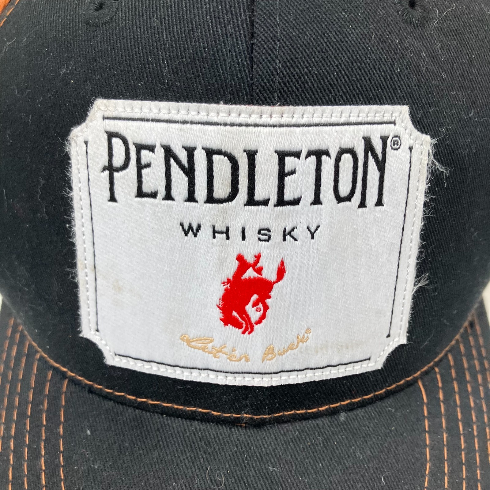 Pendleton Whisky Hat Strapback Leather Strap Pend… - image 2