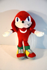 Sonic the Hedgehog Sonic X 10" Knuckles the Echidna Toy Network Plush SEGA
