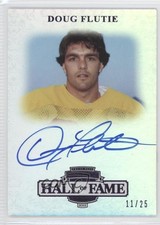 2012 Press Pass Legends Hall of Fame Edition Purple 11/25 Doug Flutie Auto 0t1